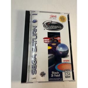 Pro Pinball (Sega Saturn, 1996) Pre-owned w/ Case & Manual - CIB
